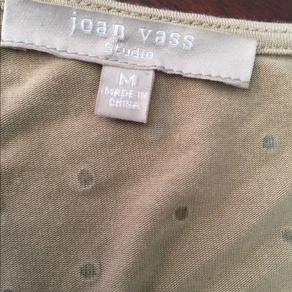 Tan Rhinestone Shell Stretchy Tank Size Medium - Picture 4 of 7